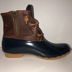 Sperry Saltwater Women's Sz 9.5M Weather Boot - NAVY